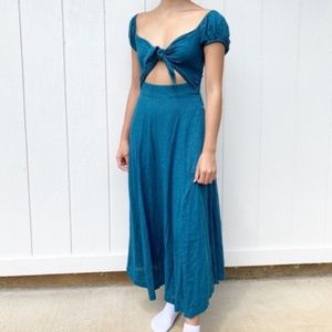 FREE PEOPLE Getaway Midi Dress XS